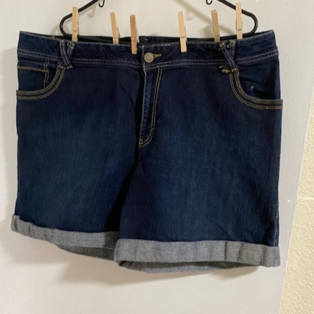 Lane Bryant Cuffed Denim Shorts